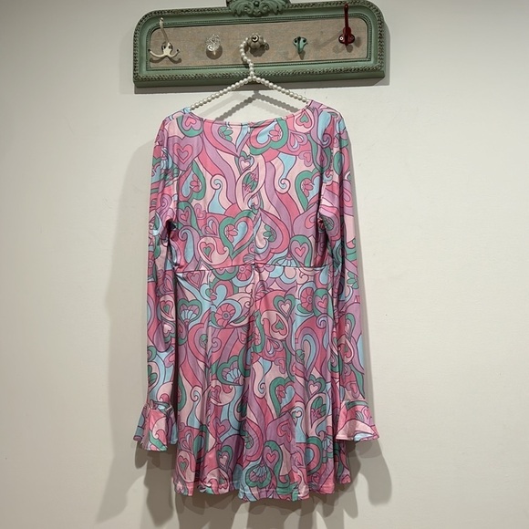 Dolls Kill x Sugar Thrillz Pink Swinging Scene Dress 60s mini women’s xl new - Picture 6 of 7